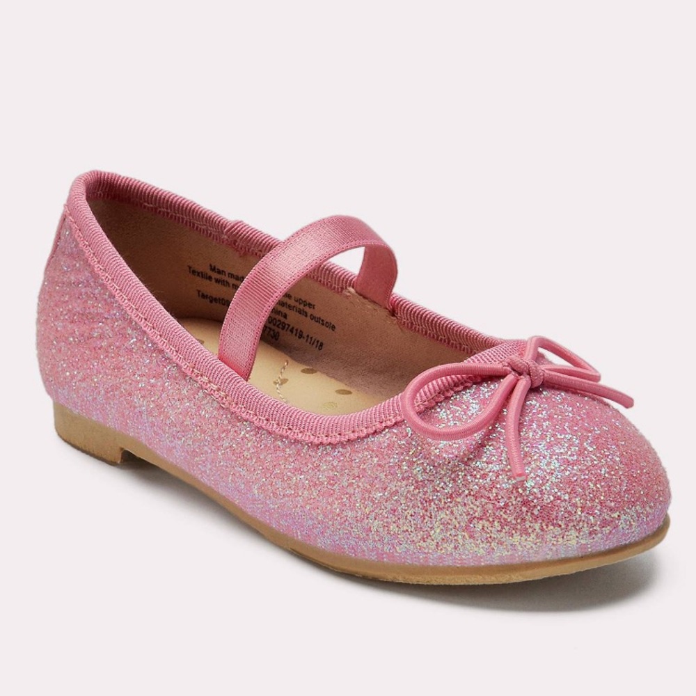 Cat & Jack Princess Glitter shoes Pink